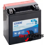 Exide ETX16-BS 14Ah 215A 12V L (87x161x150)
