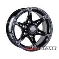 JH 5821 7x15 6x139.7 ET0 DIA106.1 Black