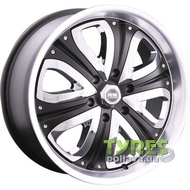 Racing Wheels H-383 8.5x20 6x139.7 ET15 DIA110.5 DB CW /P