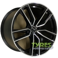 Replica MR5610 11x21 5x112 ET49 DIA66.6 BKF