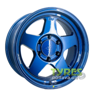 VLF VLF-S02 8.5x17 6x139.7 ET-10 DIA106.3 Blue