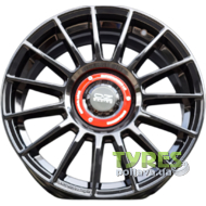 Flow Forming FF009 7.5x17 5x112 ET38 DIA66.5 Black