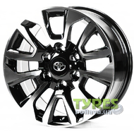 Replica TY887 7.5x17 6x139.7 ET25 DIA106.1 BMF