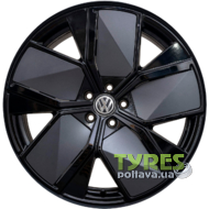 Volkswagen OEM 760601025AM 9.5x21 5x112 ET31 DIA66.6 Black