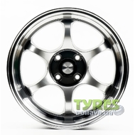 CAST WHEELS CW6088 7x16 4x100 ET35 DIA73.1 HPBL