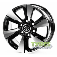 Replica TY3124 7.5x17 6x139.7 ET25 DIA106.1 BMF