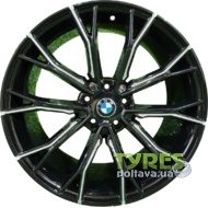 Replica BMW 768 9.5x20 5x120 ET40 DIA72.56 GBW/MS