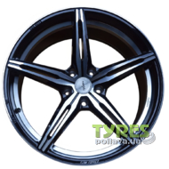 Oxigin 23  10.5x20 5x120 ET30 DIA72.6 Black