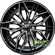 Flow Forming FF585 7.5x17 5x112 ET38 DIA66.6 Black