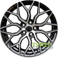 Flow Forming FF507 8x18 5x108 ET38 DIA73.1 Black
