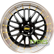 Replica REW031-7 7.5x17 5x108 ET35 DIA73.1 Black