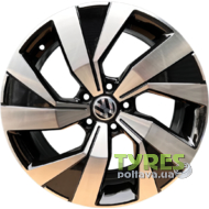 Replica 8044 7x18 5x112 ET43 DIA57.1 Black