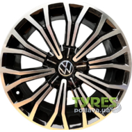 Replica 8054 8x18 5x112 ET39 DIA66.5 Black