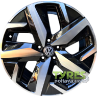 Replica FBX236-8 8x18 5x112 ET44 DIA57.1 Black