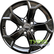 Audi OEM 83A601025AL-AX1 6.5x17 5x112 ET38 DIA66.6 Black