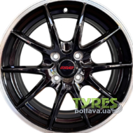 Koko SL511 6x15 4x100 ET35 DIA73.1 Black