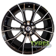 Replica 0220 8.5x19 5x112 ET26 DIA66.6 Black