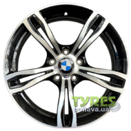 Replica 5056 8.5x18 5x120 ET37 DIA72.6 Black