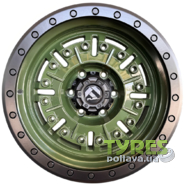 Off Road Wheels JT250-7 9x17 6x139.7 ET0 DIA110.1 Mint Green