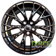 Koko FF592 8x18 5x112 ET38 DIA66.5 Black