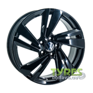 Replica Volkswagen GT 3S1282 7x18 5x112 ET45 DIA57.1 Black