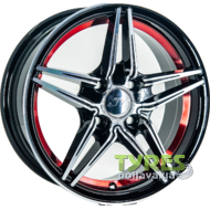GT QC1281 6x14 4x98 ET35 DIA58.6 BMRedL