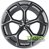 Audi OEM 4K0601025CT 10.5x22 5x112 ET19 DIA66.6 Gray