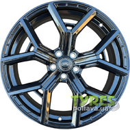 Replica H892D 9.5x21 5x120 ET49 DIA72.6 Black