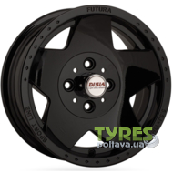Disla Futura 5.5x13 4x98 ET5 DIA58.6 Black