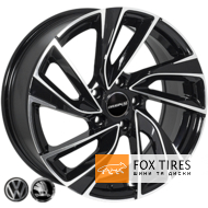 Zorat Wheels BK5772 7.5x17 5x114.3 ET35 DIA67.1 BP