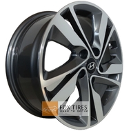 Replica Hyundai HY141 7x17 5x114.3 ET52 DIA67.1 GMF