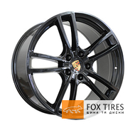 Replica Porsche (PR1378) 9.5x21 5x130 ET50 DIA71.6 Black