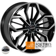 Zorat Wheels BK5433 7.5x17 5x108 ET50 DIA63.4 BP