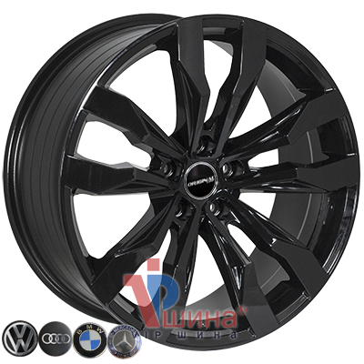 ZF FE185 8.5x19 5x112 ET28 DIA66.6 Black