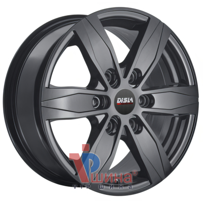 Disla Vanline 6 7x16 6x130 ET55 DIA84.1 Black