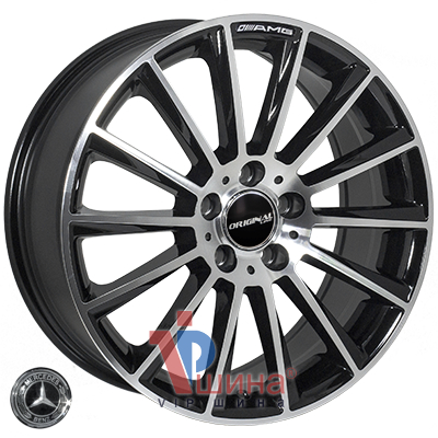 Zorat Wheels BK836B 7x16 5x112 ET37 DIA66.6 BP