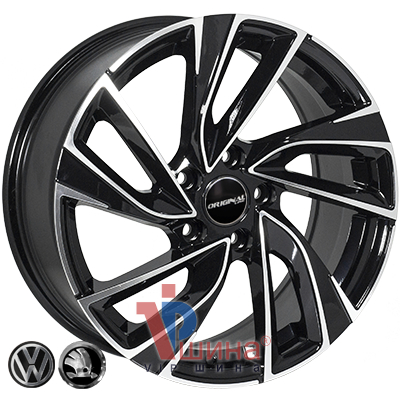 Zorat Wheels BK5772 7.5x17 5x112 ET45 DIA57.1 BP