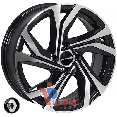 Zorat Wheels BK5762 6.5x16 4x100 ET37 DIA60.1 BP