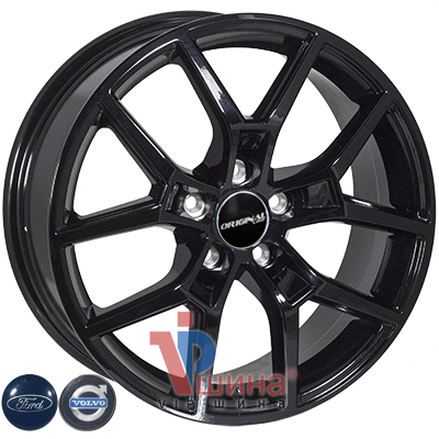 JH 15017 7x17 5x108 ET42 DIA63.4 Black