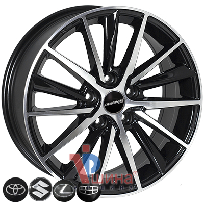 Zorat Wheels BK5809 6.5x16 5x114.3 ET40 DIA60.1 BP