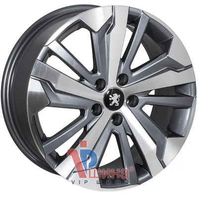 Zorat Wheels BK5837 7x17 5x108 ET23 DIA65.1 GP