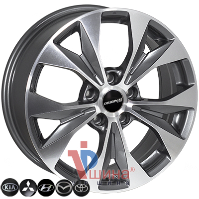 Zorat Wheels BK606 6.5x16 5x114.3 ET45 DIA67.1 GP