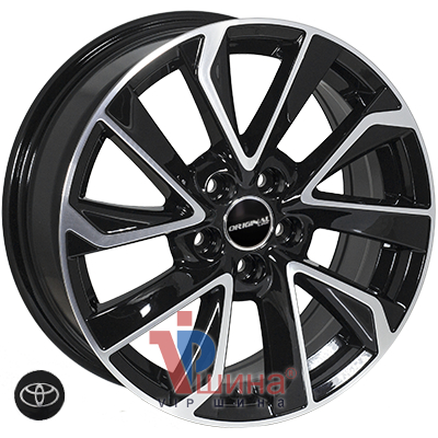 Zorat Wheels BK5463 6.5x16 5x100 ET39 DIA54.1 BP