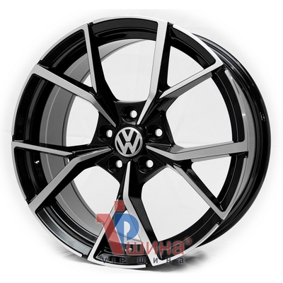 Replica Volkswagen R6113 8x18 5x112 ET35 DIA0 BMF