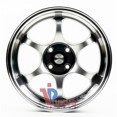 CAST WHEELS CW6088 7x16 4x100 ET35 DIA73.1 HPBL