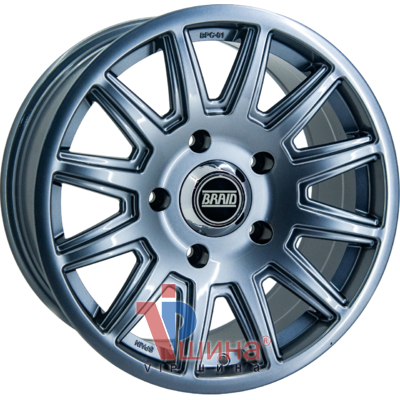 GT QC1881 8x17 5x150 ET25 DIA110.1 Gray