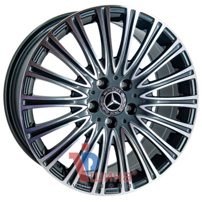 Replica Mercedes XF009 8x18 5x112 ET43 DIA66.45 MG