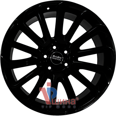 Replica 701F 9.5x21 5x120 ET49 DIA72.6 Black
