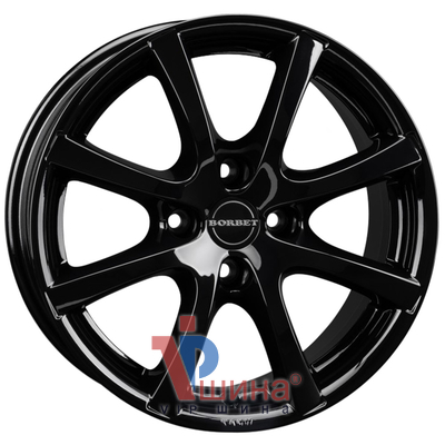 Borbet LV4 7x16 4x100 ET38 DIA64 Black