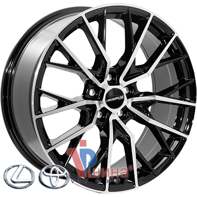 Zorat Wheels BK5137 8x19 5x114.3 ET35 DIA60.1 BP